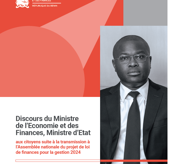 Discours du Ministre de l’Economie et des Finances, Ministre d’Etat aux ...