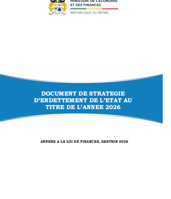 Stratégie d&rsquo;endettement de l&rsquo;Etat au titre de l&rsquo;année 2026