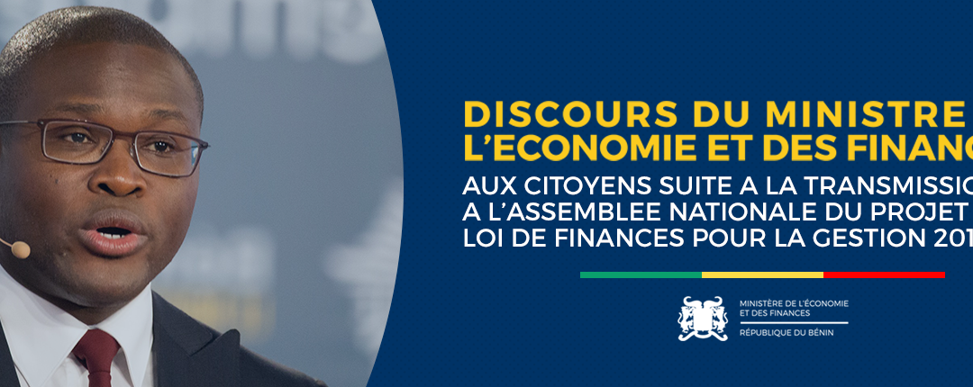 Discours du Ministre de l’Economie et des Finances | Direction Générale ...