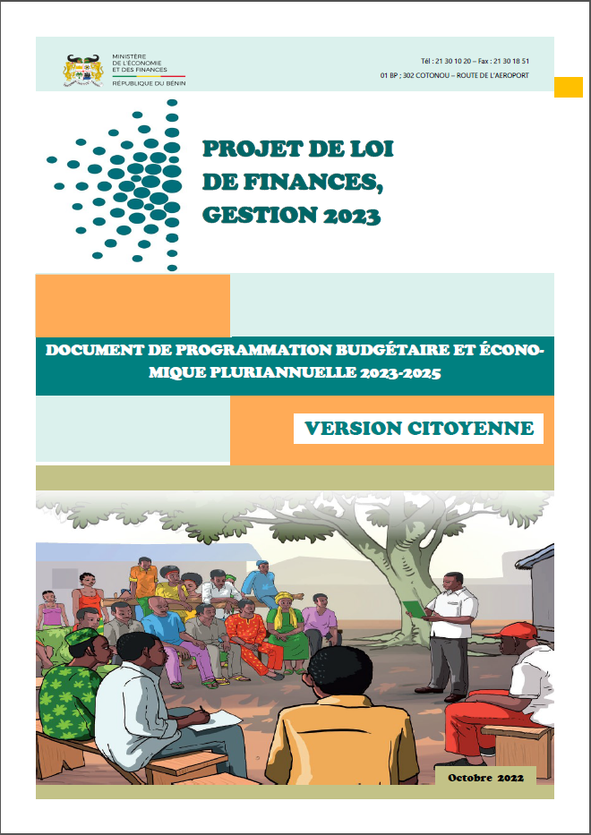 Version du citoyen du document de programmation budgétaire et économique pluriannuelle (DPBEP) 2023-2025