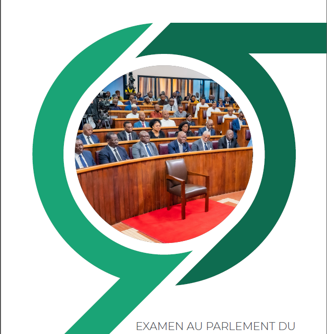 Examen au parlement du projet de loi de finances pour la gestion 2023